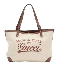 Craft Tote, Canvas, Cream/Brown, 493075, Pouch, 2*
